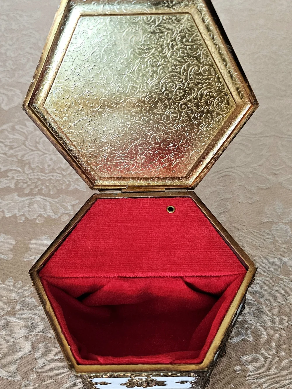 San Francisco Music Box Company elegant hexagon